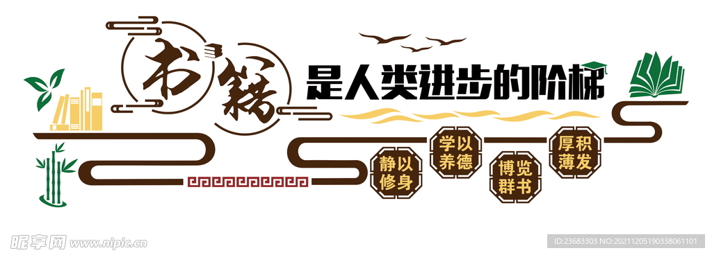 学校文化墙海报