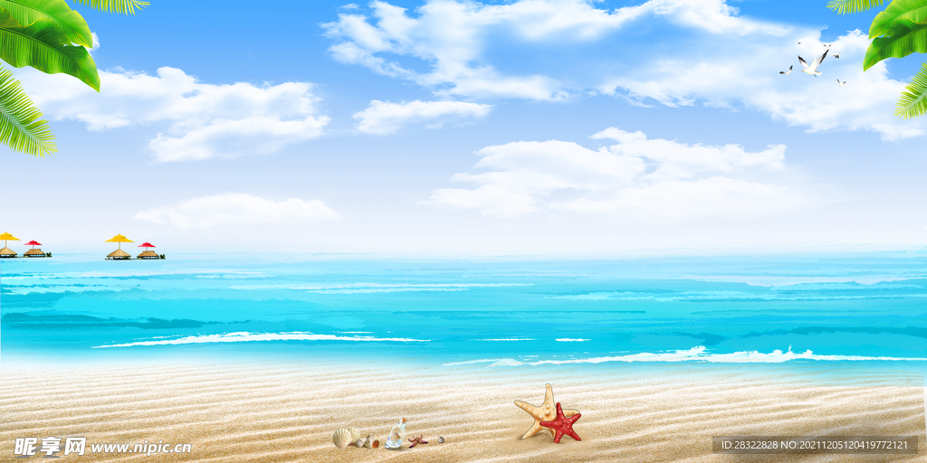 海边背景
