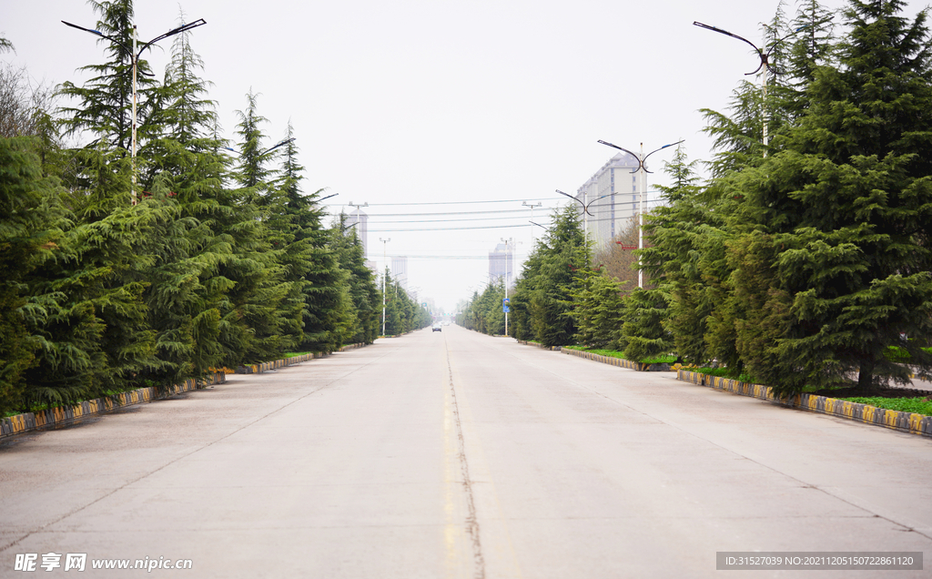 笔直的公路素材
