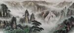 深谷看云飞