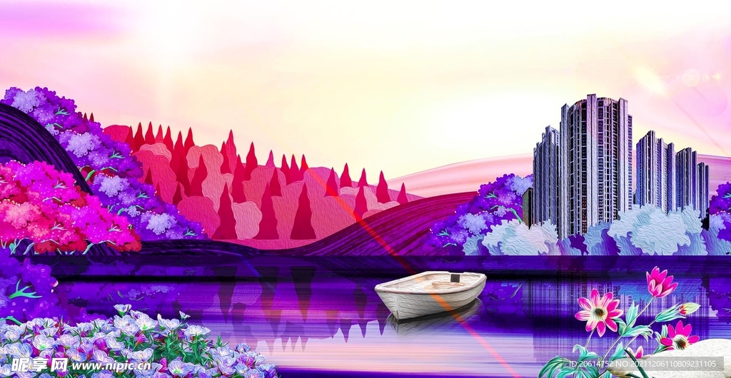 美丽的公园风景