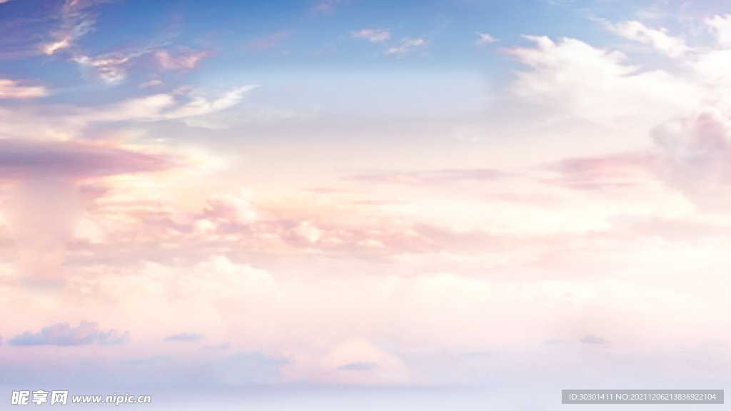 天空吉祥祥云红色唯美背景