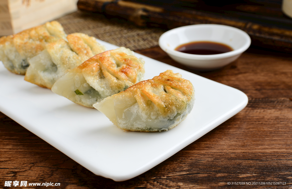 日式煎饺高清摄影