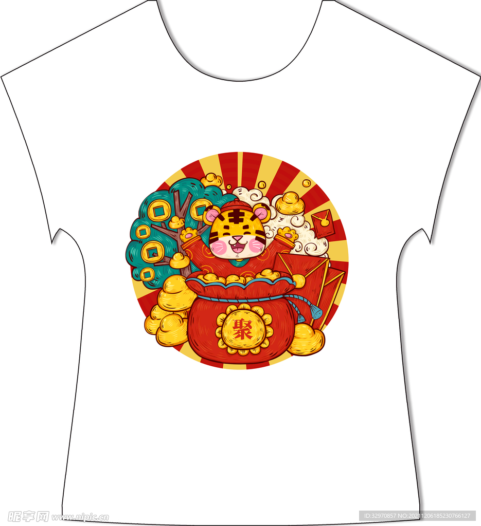 虎年   烫画   数码印花 