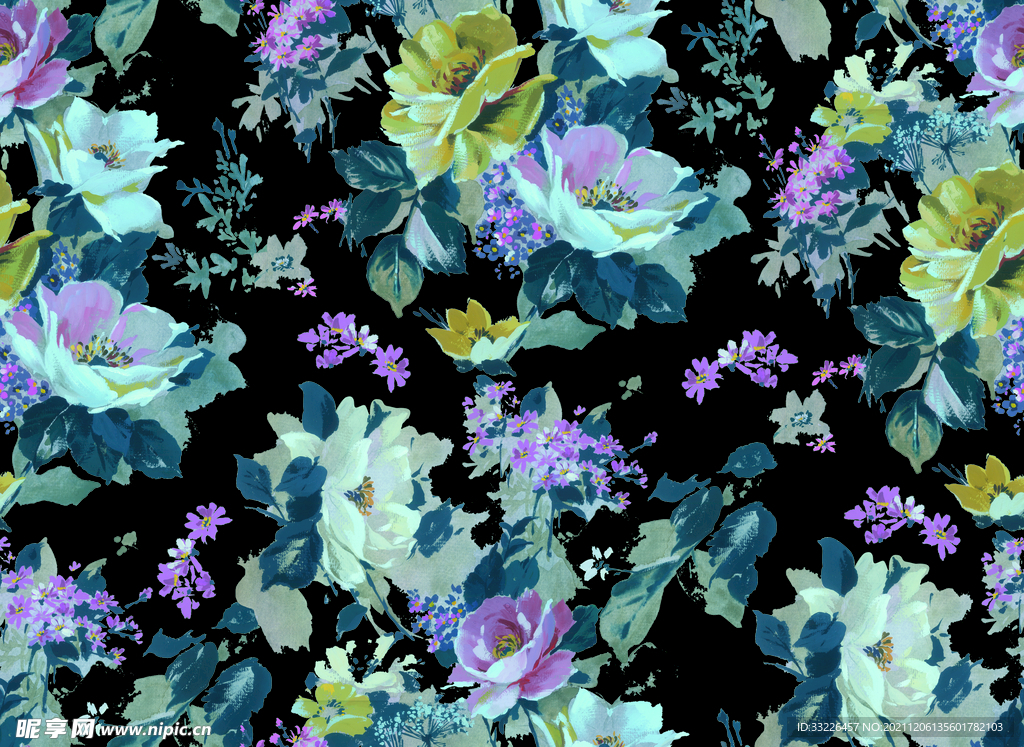 手绘花
