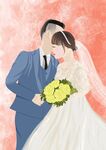 Q版人物画像婚礼