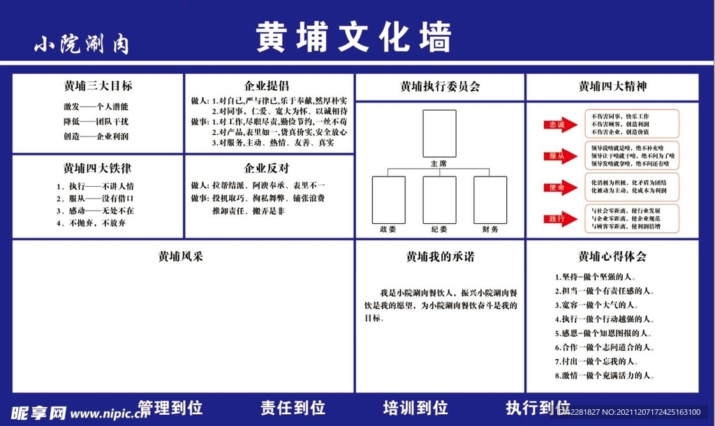 小院黄埔文化墙