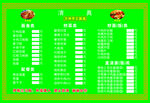兰州拉面价格表
