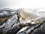 雪山冬季山顶山脉