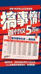 低首付扁平创意红金特价房 