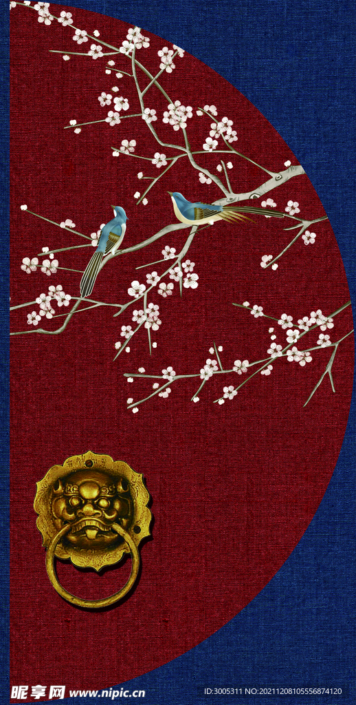 新中式 梅花