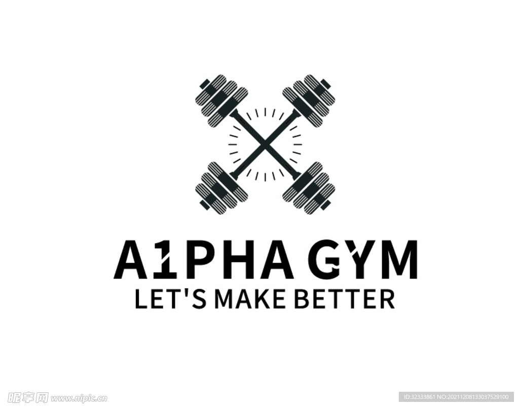 A1PHA GYM 标识 