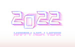  新年海报 2022字体
