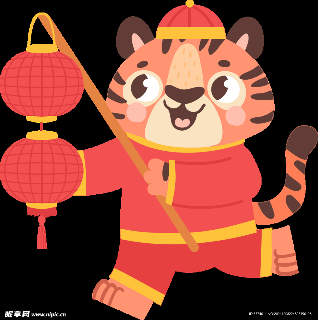 虎年卡通插画