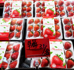 超市草莓上市
