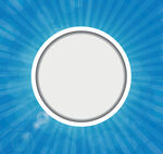太阳光线和空白框 