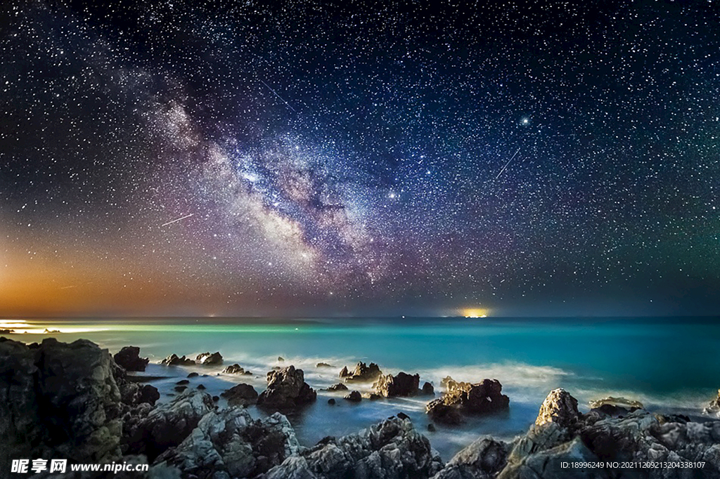 星空海岸图片
