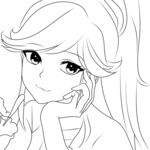 线条美女