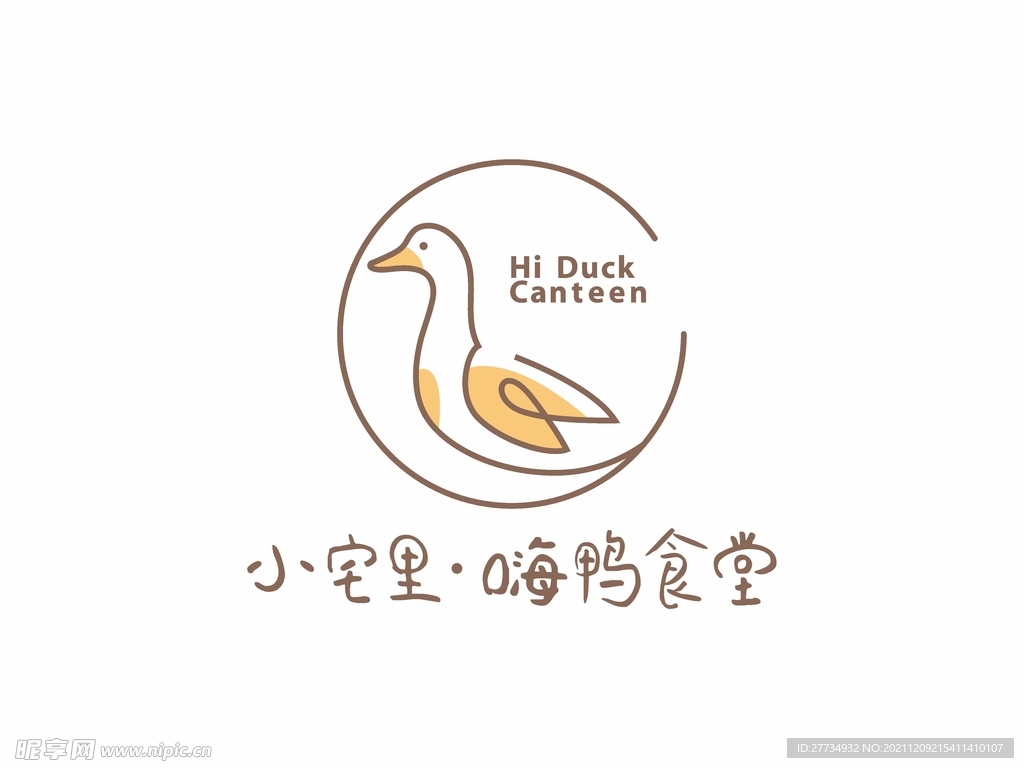 卡通logo 鸭