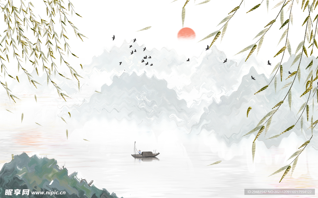 山水画 