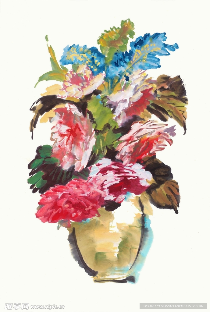 抽象花卉 