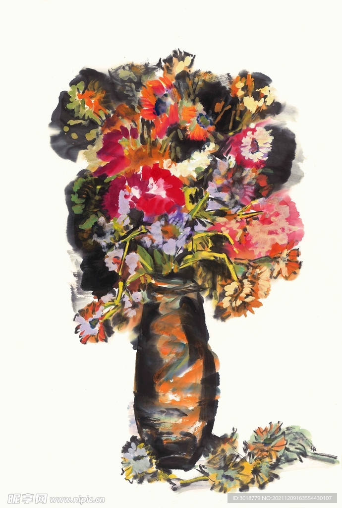 抽象花卉 