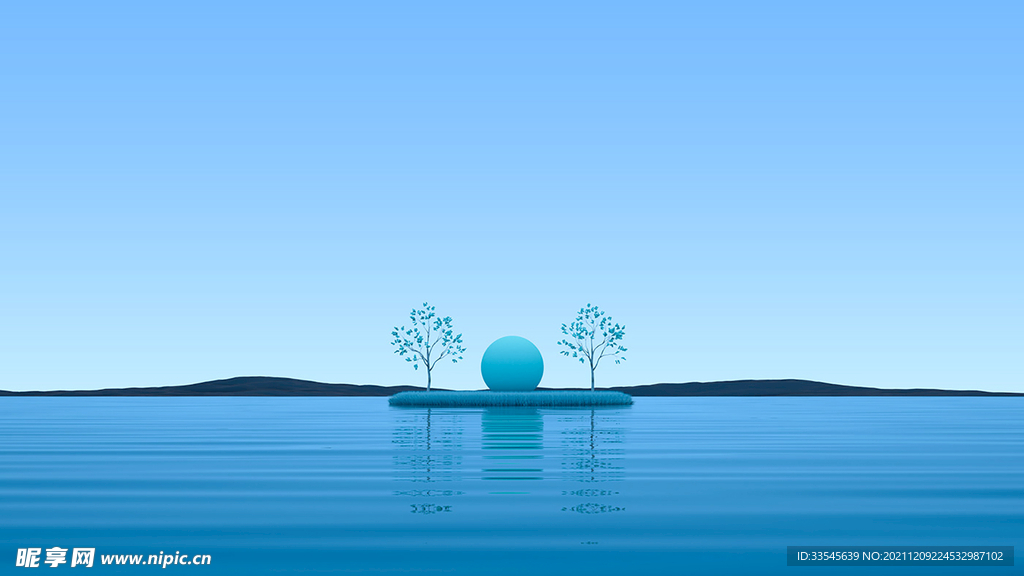蓝色背景