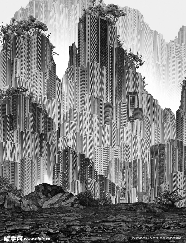 黑色背景