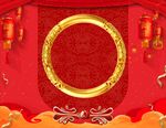 黄金手镯 黄金首饰 背景素材 