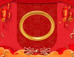 黄金手镯 黄金首饰 背景素材 