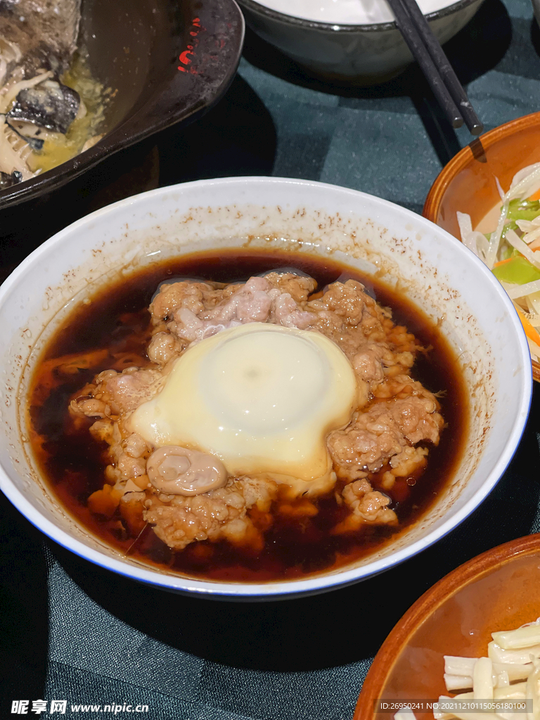 肉饼蒸蛋