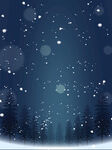  雪夜圣诞背景