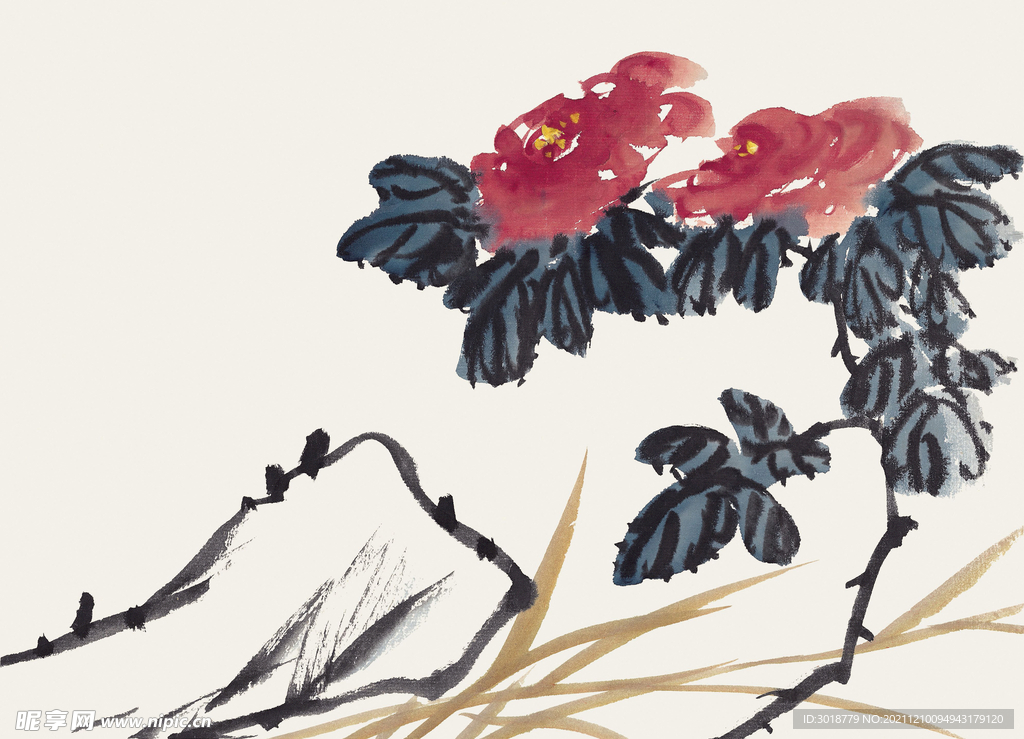 百花争艳 