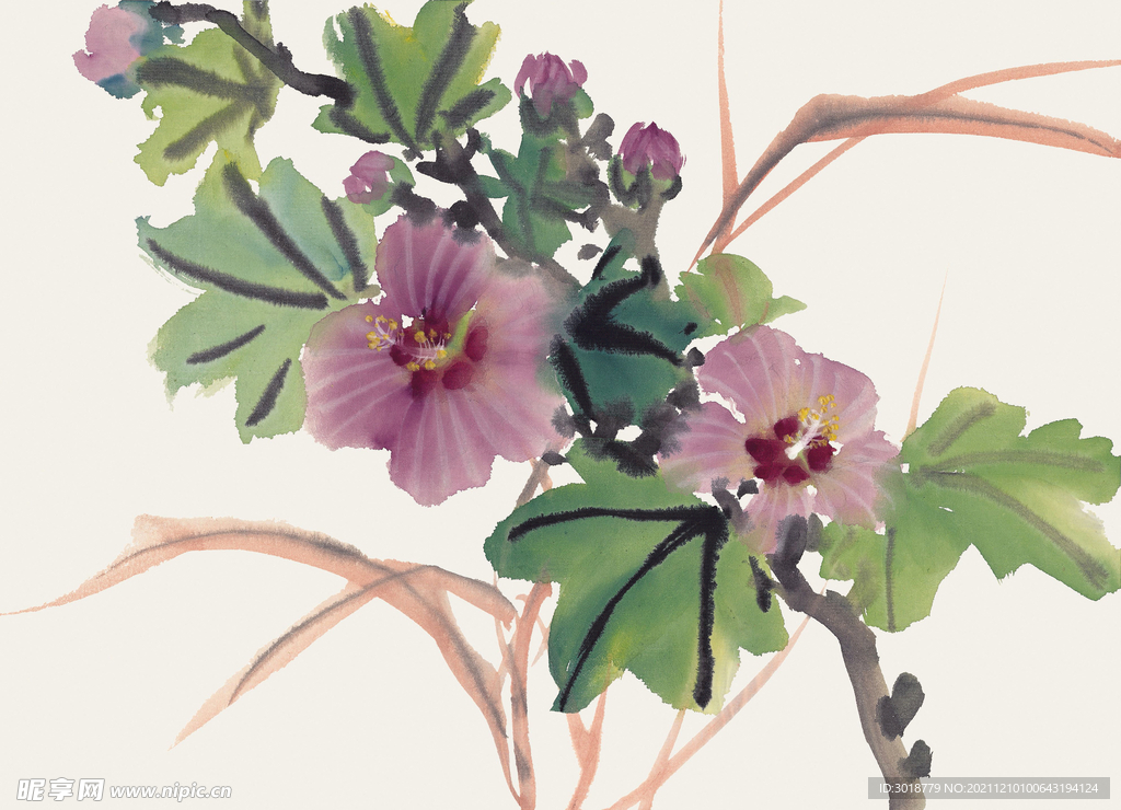 百花争艳 