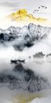 禅意山水意境玄关