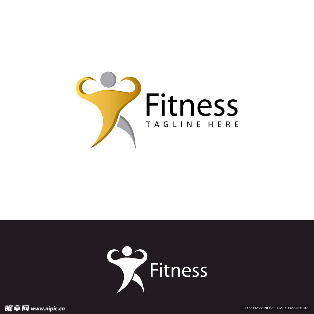 logo 健康标志 健身服务 