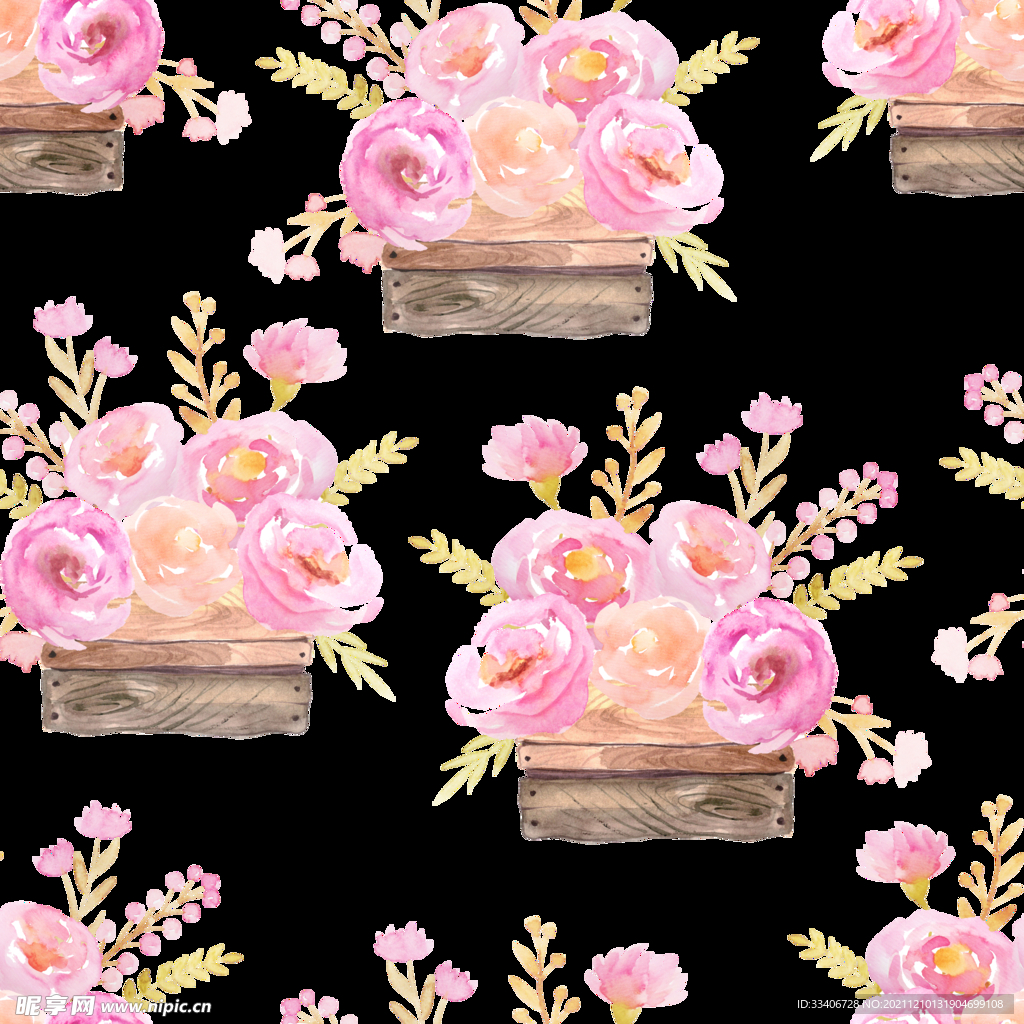 无缝花纹