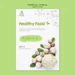 绿色健康食物海报