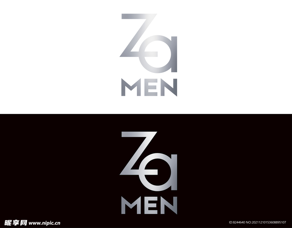 ZA男士logo