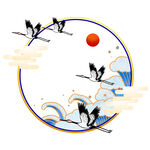 中国风国潮风复古元素边框