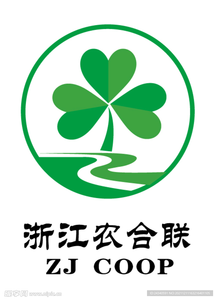 浙江农合联logo矢量图