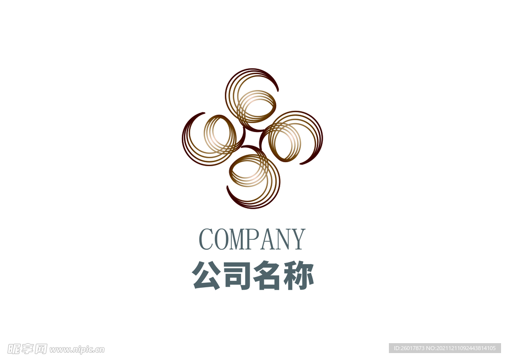 字母图形汉字创意简约国际企业