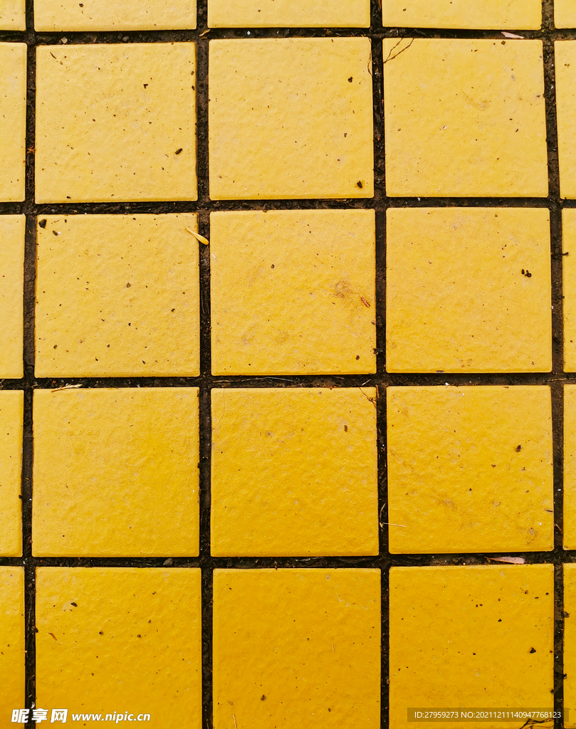 黄色瓷砖纹理背景