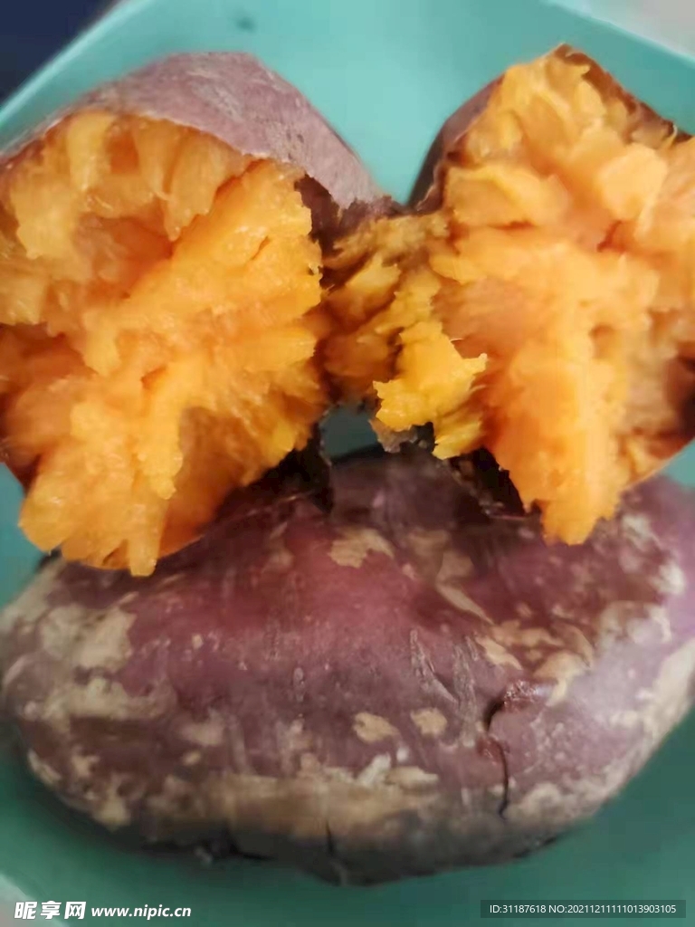 美食烤红薯