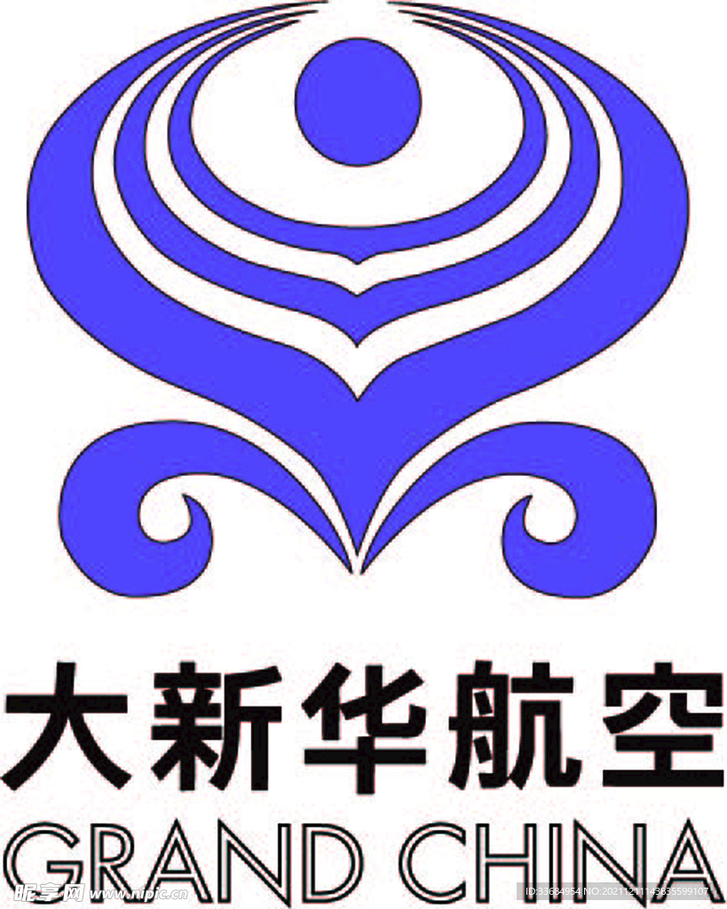 大新华航空LOGG激光雕刻用图