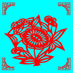 小花剪纸