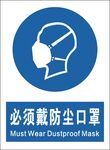 注意戴防尘口罩