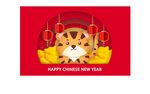  2022新年海报背景 