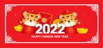  2022新年海报背景 