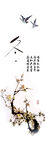 中式冬日梅花装饰画
